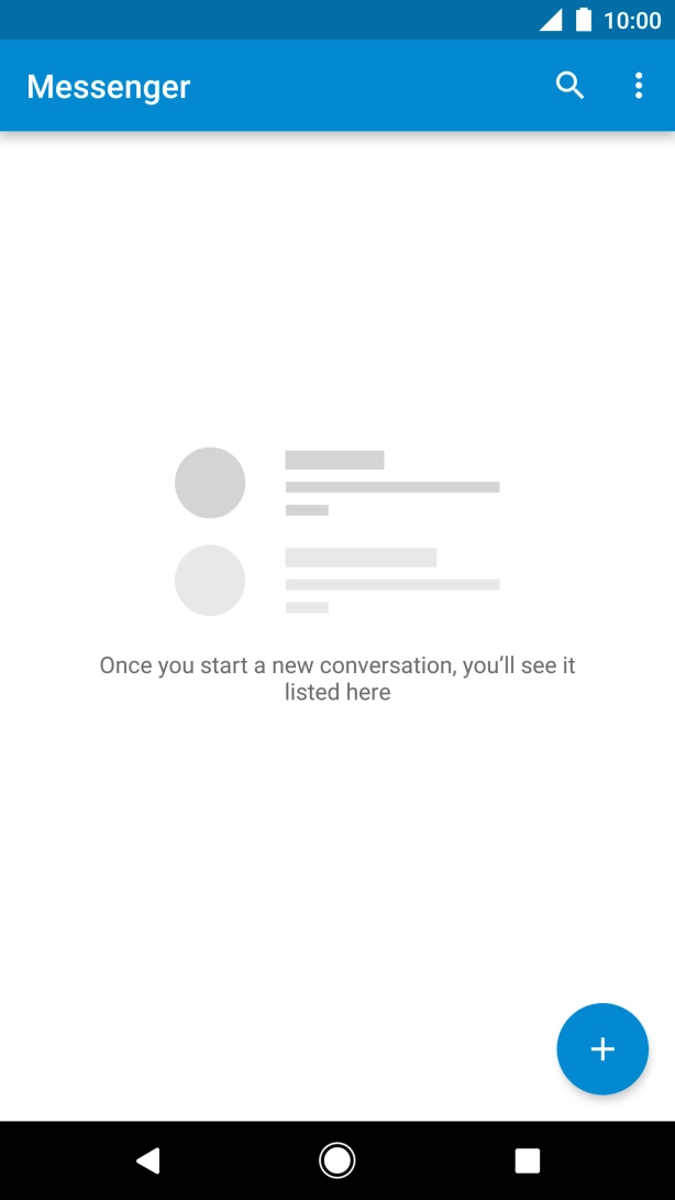Press the menu icon.