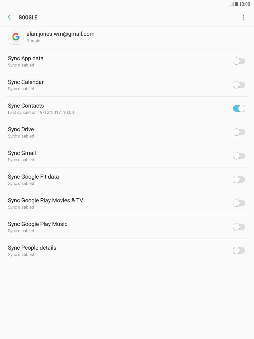 Press the Home key to return to the home screen.