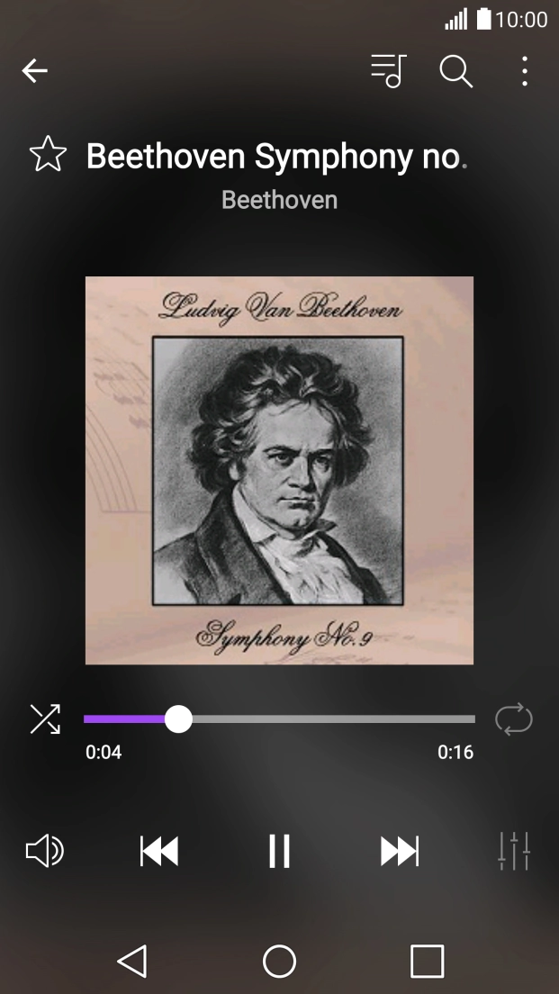 Press arrow right to go to the next audio file.