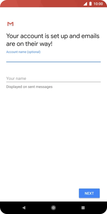 Press Your name and key in the username for your email provider's outgoing server. Press Your name and key in the username for your email provider's outgoing server.