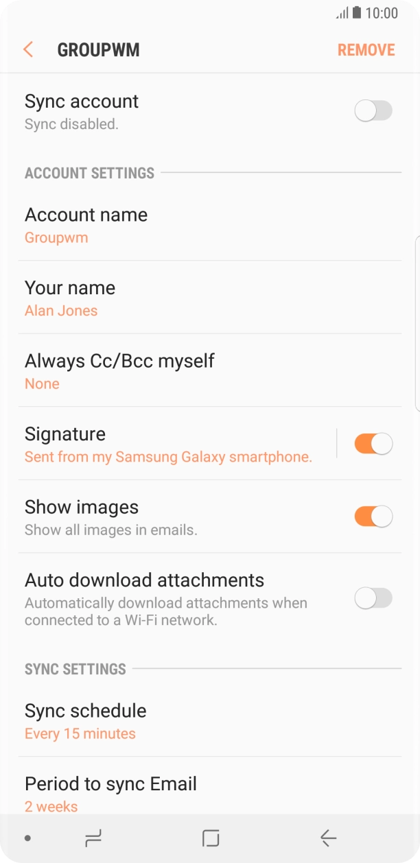 Press Account name. Press Account name.