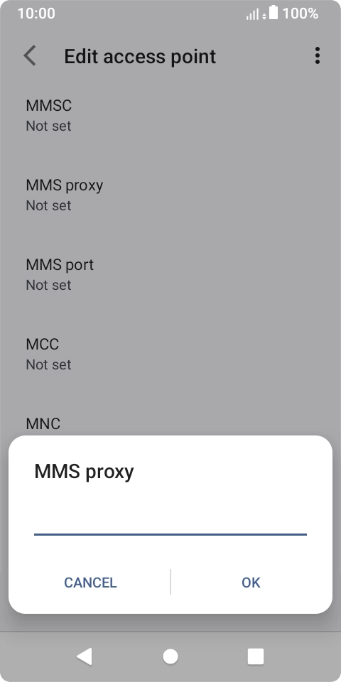 Key in 10.1.1.180 and press OK.