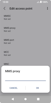 Key in 10.1.1.180 and press OK.