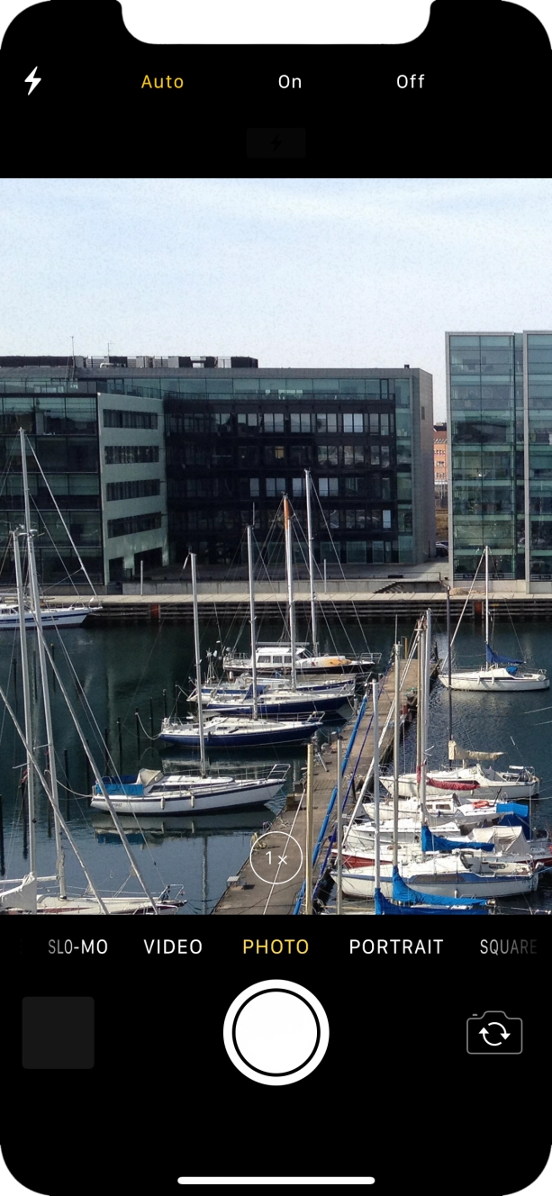 Press the required setting.