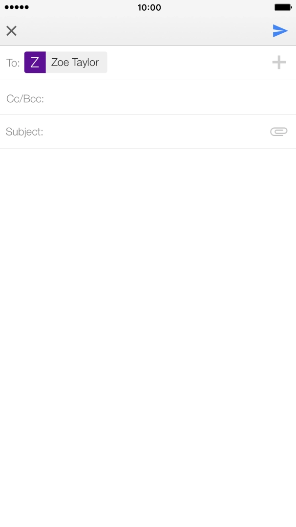 Press Subject: and key in the required subject. Press Subject: and key in the required subject.