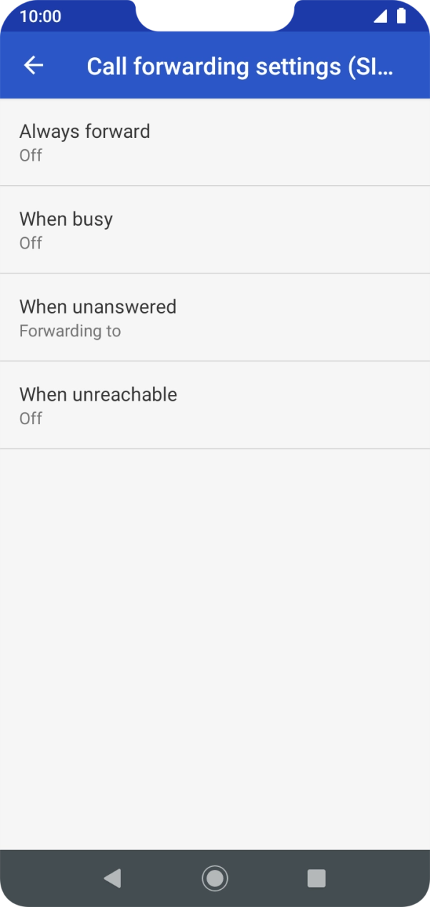 Press the Home key to return to the home screen.