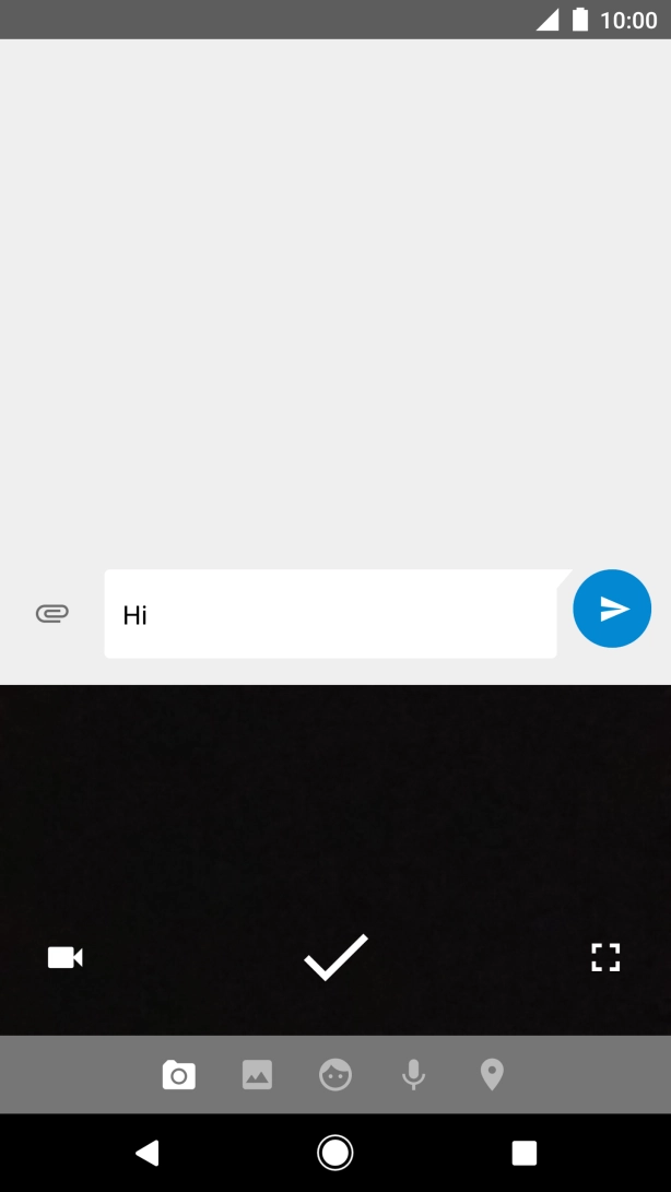 Press the gallery icon and go to the required folder.
