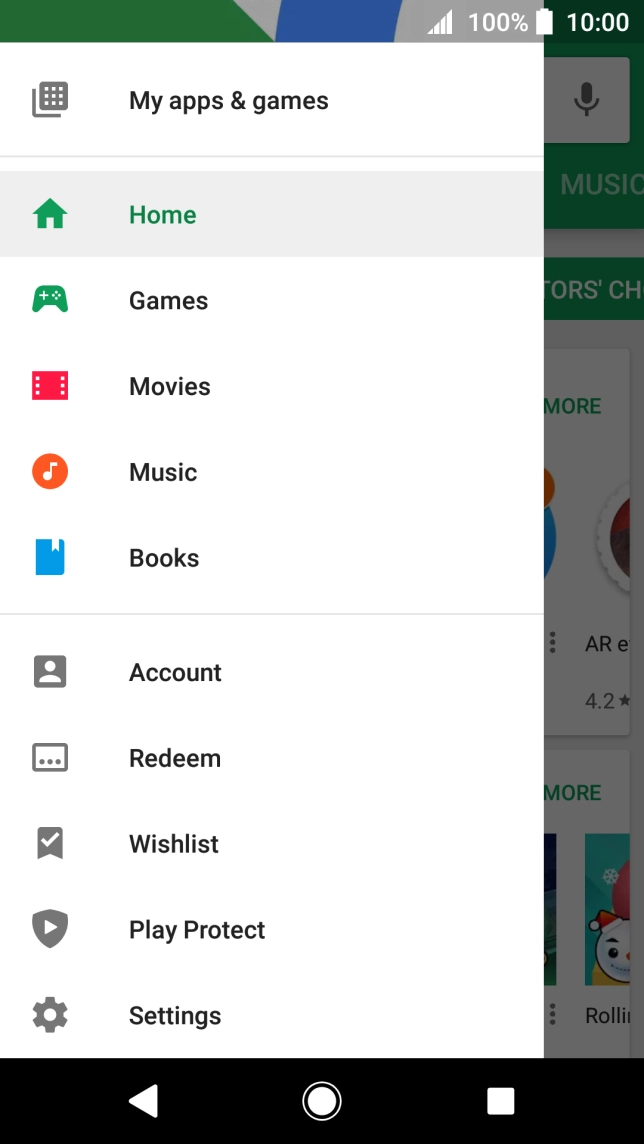 Press My apps & games.