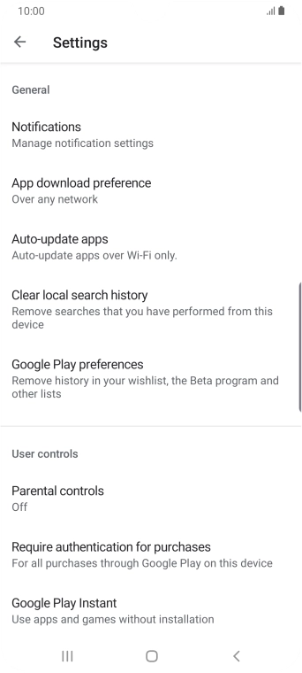 Press Auto-update apps. Press Auto-update apps.