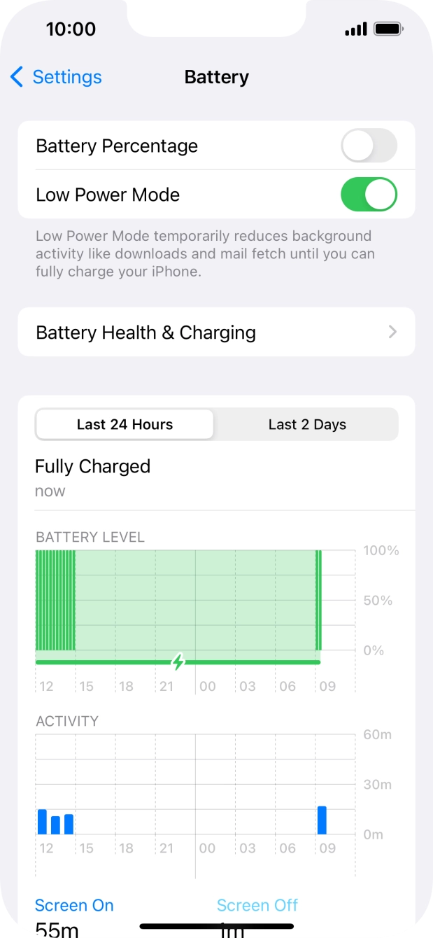 Slide your finger upwards starting from the bottom of the screen to return to the home screen.