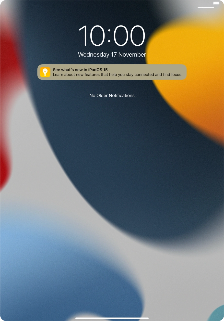 Press the required push notification and follow the instructions on the screen to use the selected function.