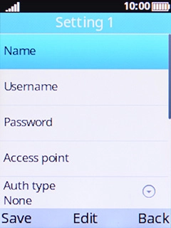 Select Name. Select Name.