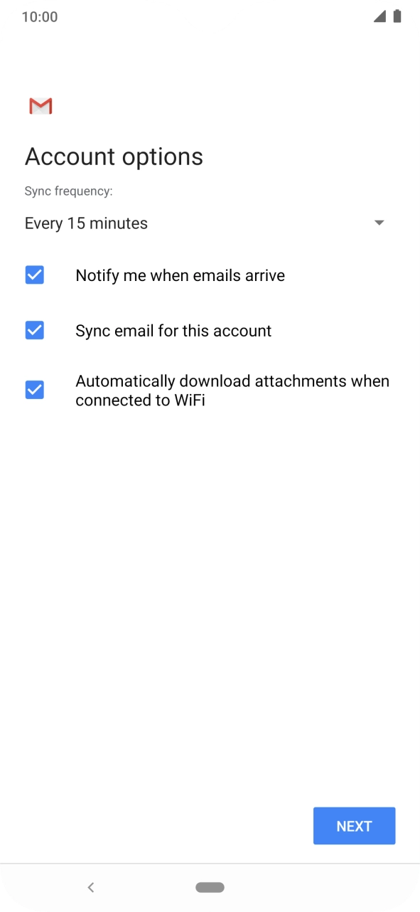 Press the drop down list below 
