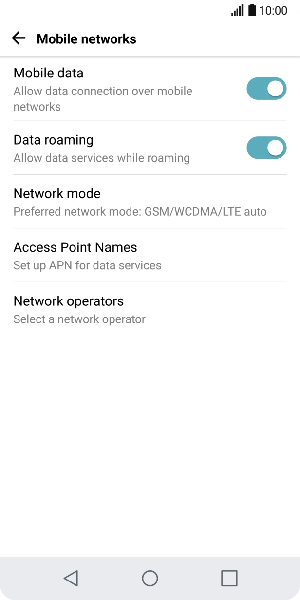 Press the Home key to return to the home screen.