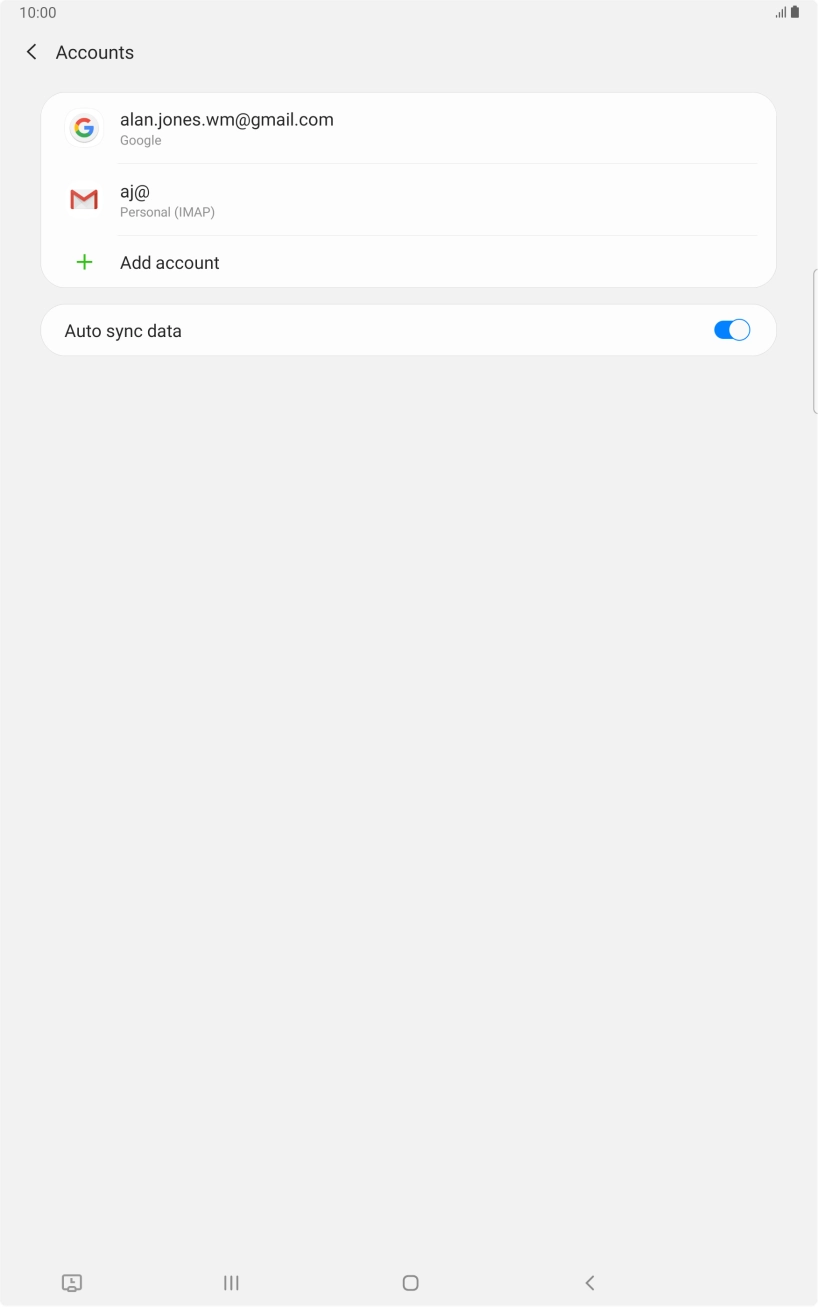 Press the Home key to return to the home screen.
