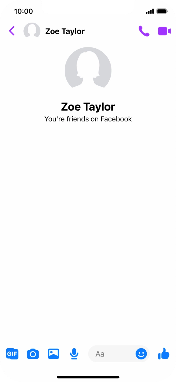 Press the text input field. Press the text input field.