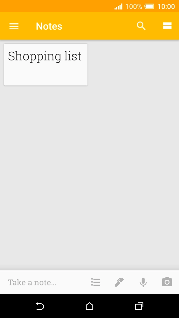 Press the Home key to return to the home screen.