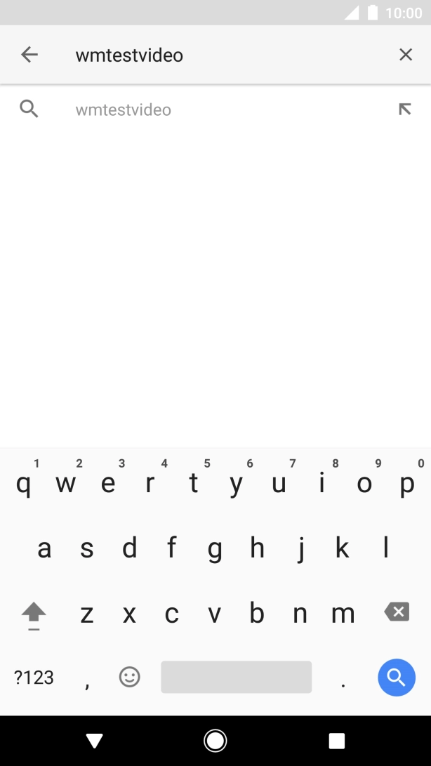 Key in the required search word and press the search icon.