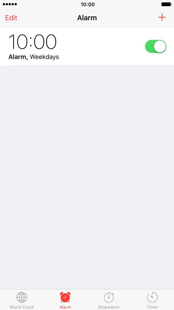 Press the Home key to return to the home screen.