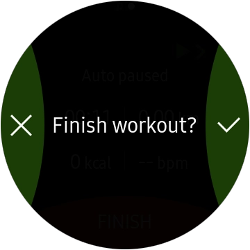 Press the confirm icon. Press the confirm icon.