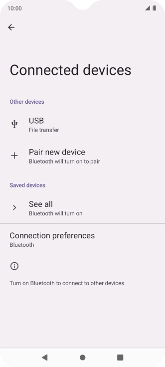 Press Pair new device.