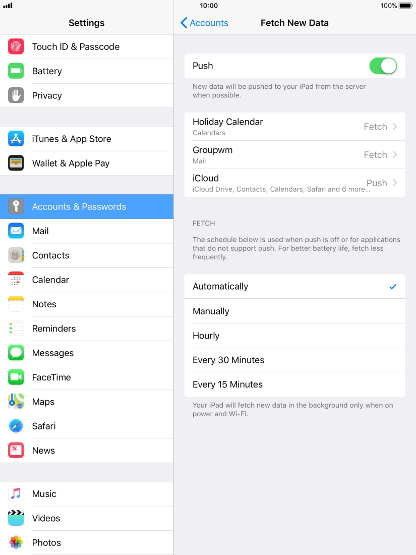 Press the indicator next to Press the indicator next to