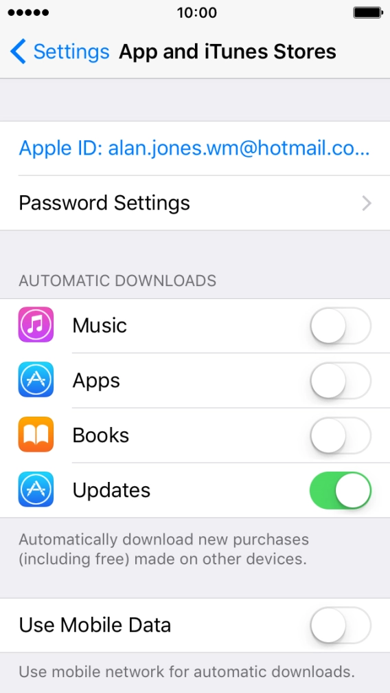 Press the Home key to return to the home screen.