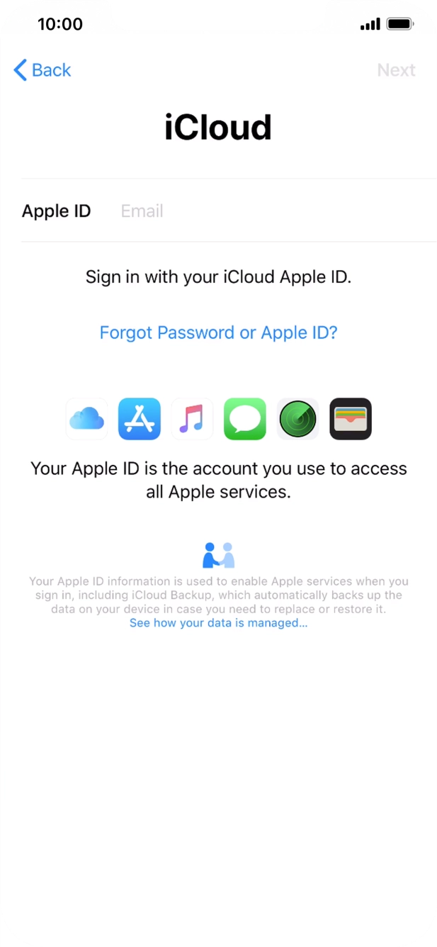 Press the field next to 