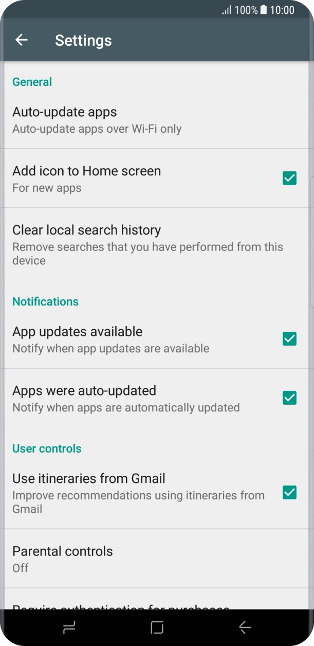 Press Auto-update apps. Press Auto-update apps.