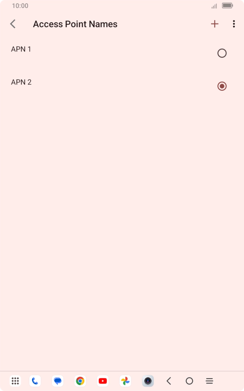 Press the Home key to return to the home screen.