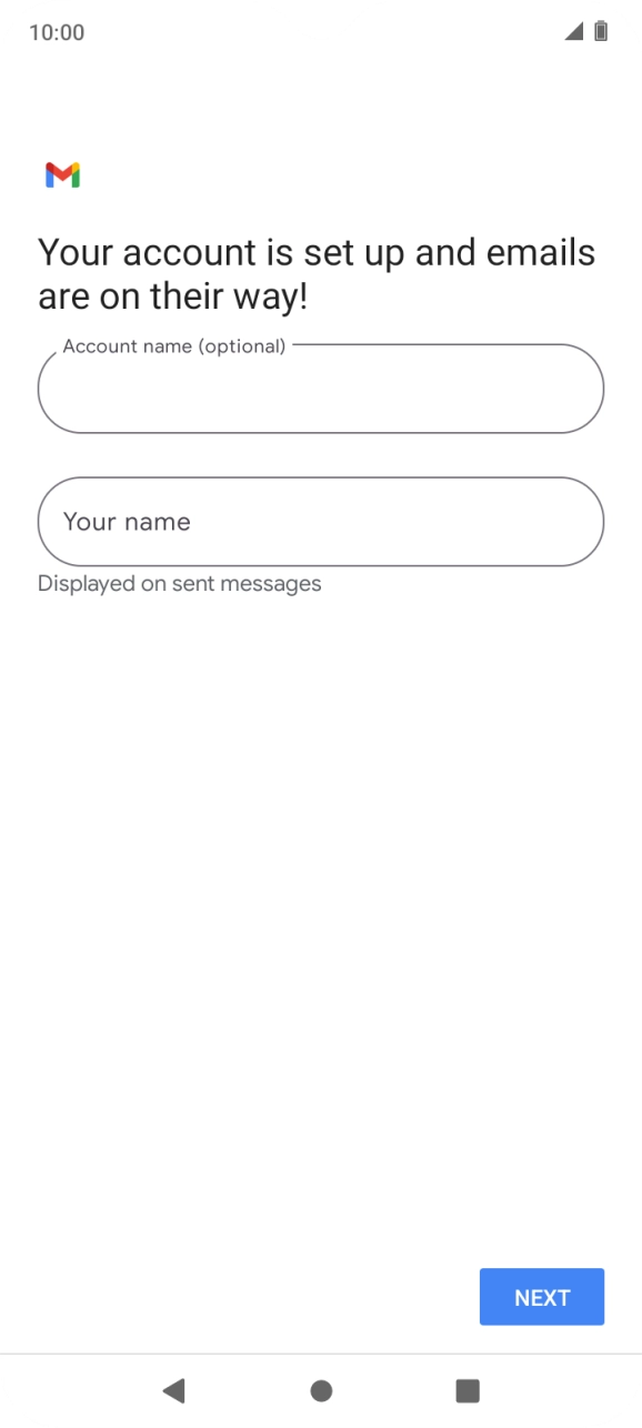 Press the field below 