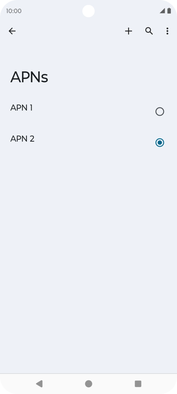 Press the Home key to return to the home screen.