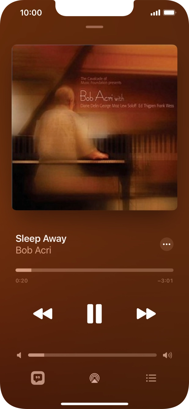 Press arrow right to go to the next audio file.