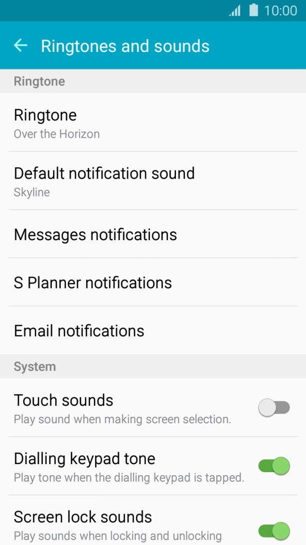 Press Messages notifications.
