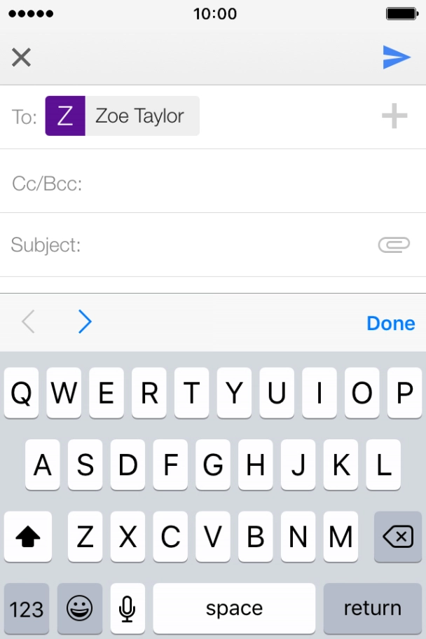 Press Subject and key in the required subject. Press Subject and key in the required subject.