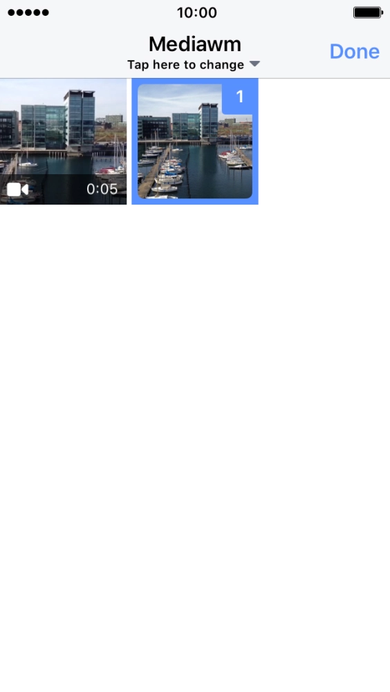 Press Done. Press Done.