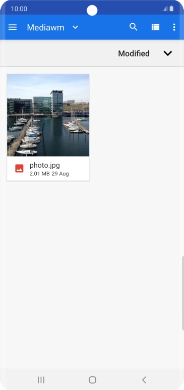 Press the required file. Press the required file.