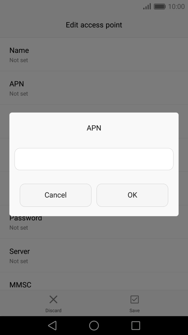 Key in telstra.mms and press OK.