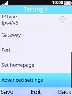 Select Gateway. Select Gateway.
