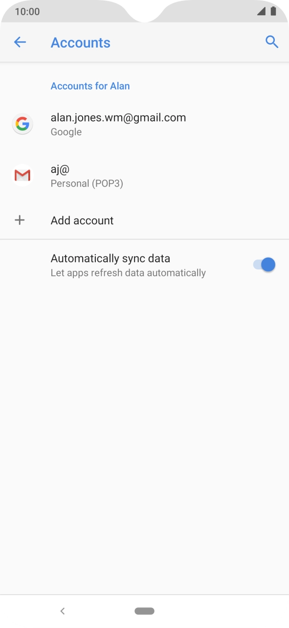 Press the Home key to return to the home screen. Press the Home key to return to the home screen.
