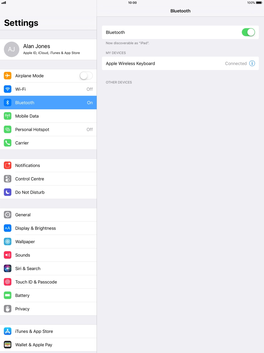 Press the Home key to return to the home screen.