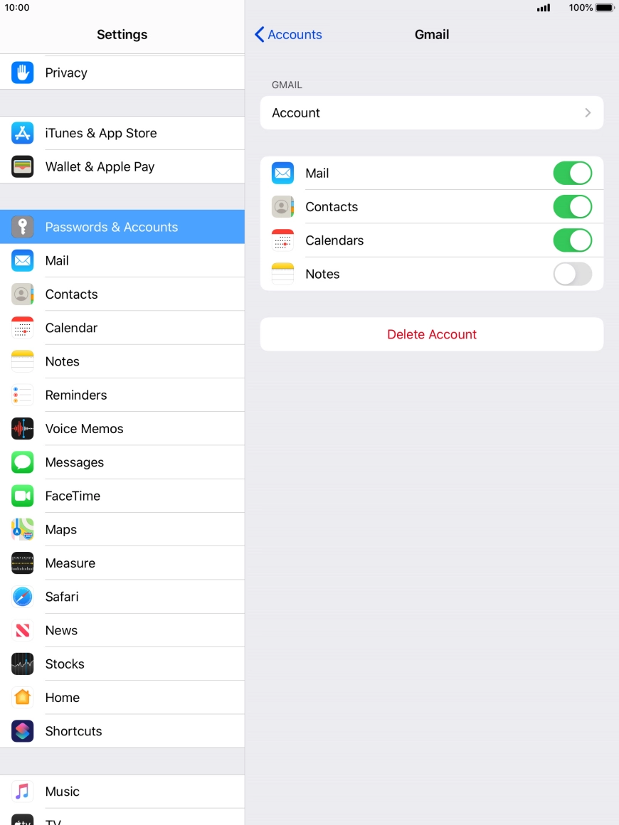 Press the Home key to return to the home screen.