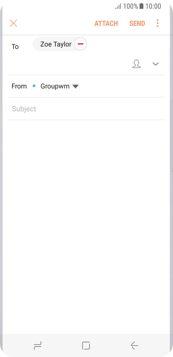 Press Subject and key in the required subject.
