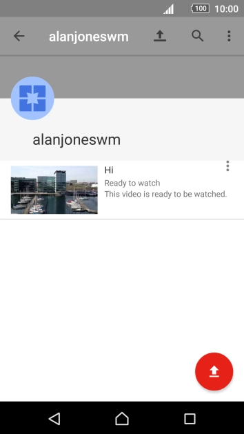 Press the search icon.