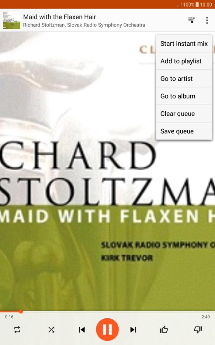 Press Add to playlist.