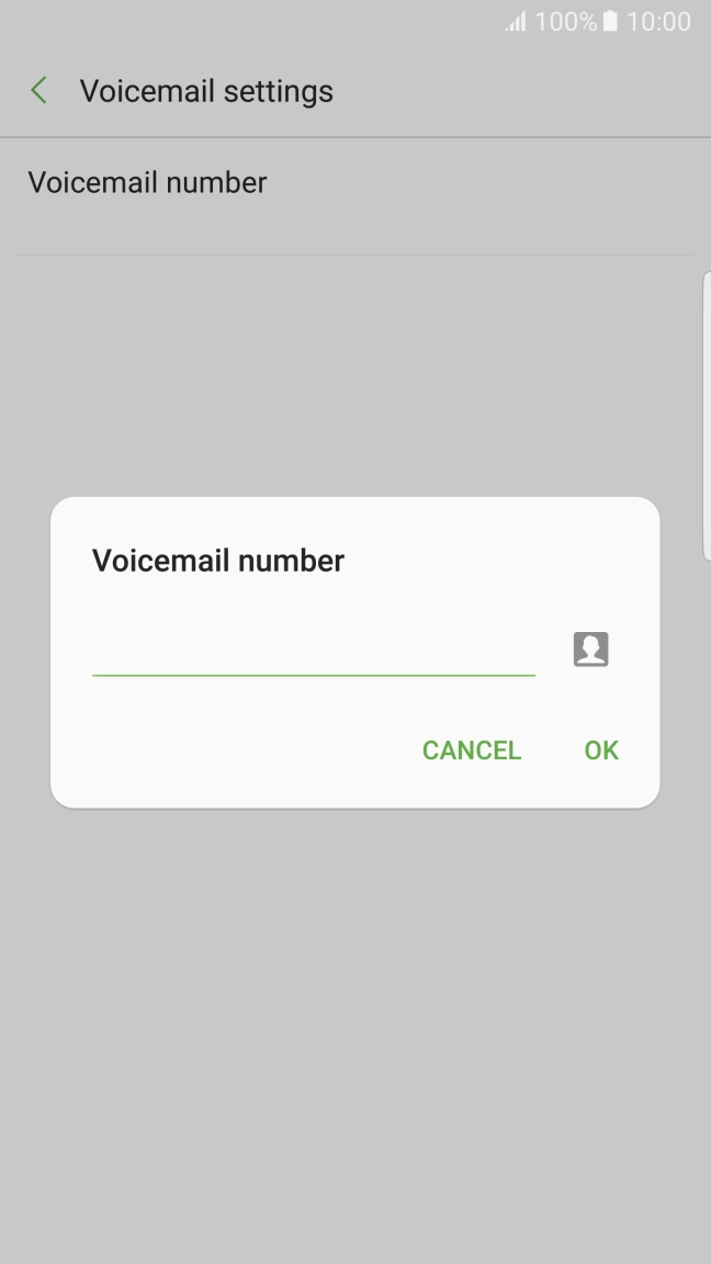 Key in +61101 and press OK.
