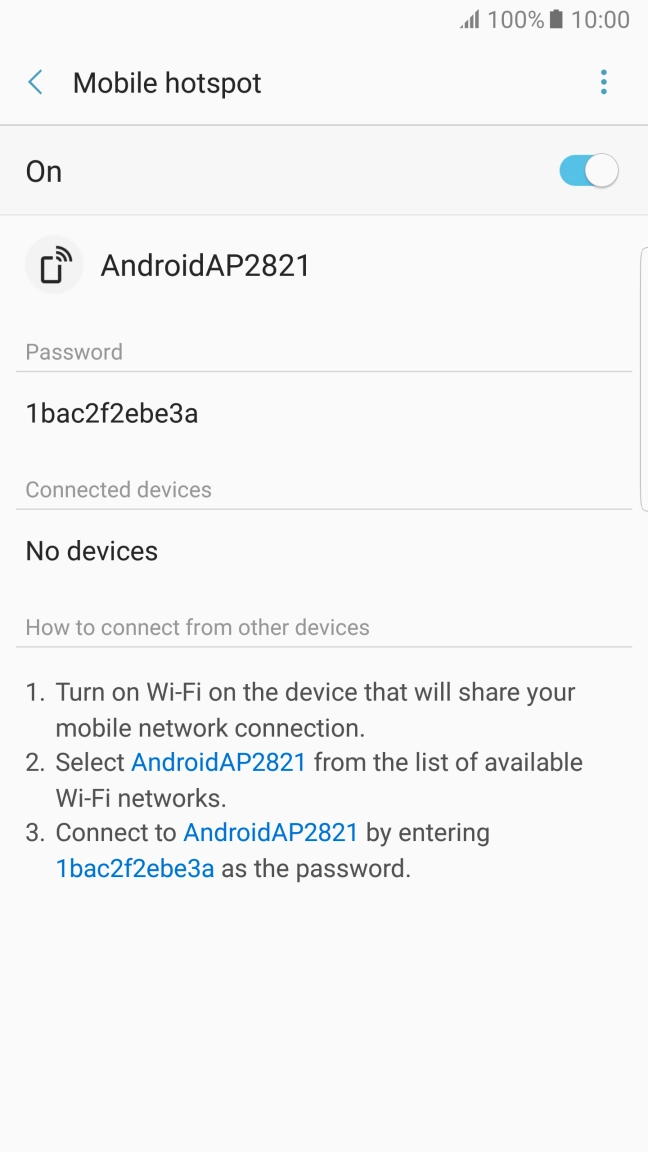 Press the Home key to return to the home screen.