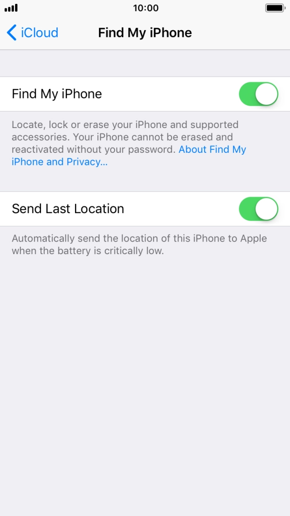 Press the Home key to return to the home screen.
