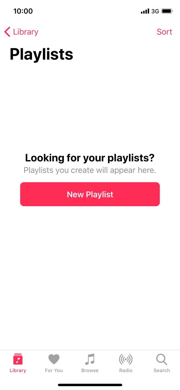 Press New Playlist.