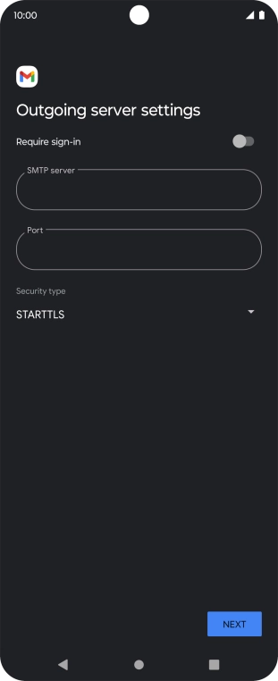 Press the indicator next to Press the indicator next to